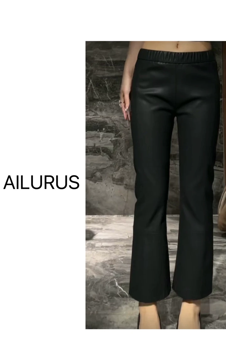 AILURUS【秋来秋去】2025深圳欧货秋冬百搭时尚微辣Pu皮裤