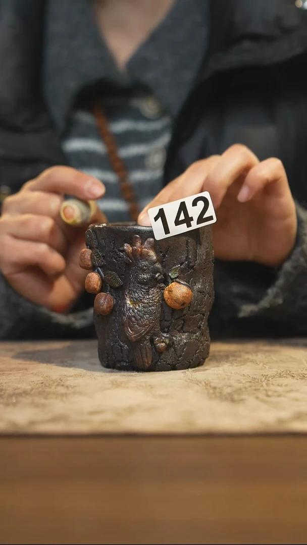 陶瓷茶器茶具主人杯142微瑕