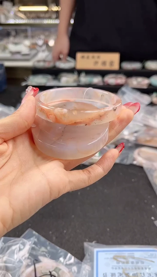 未镶嵌手镯石英质玉61--62圈口（赠品镯心）376756