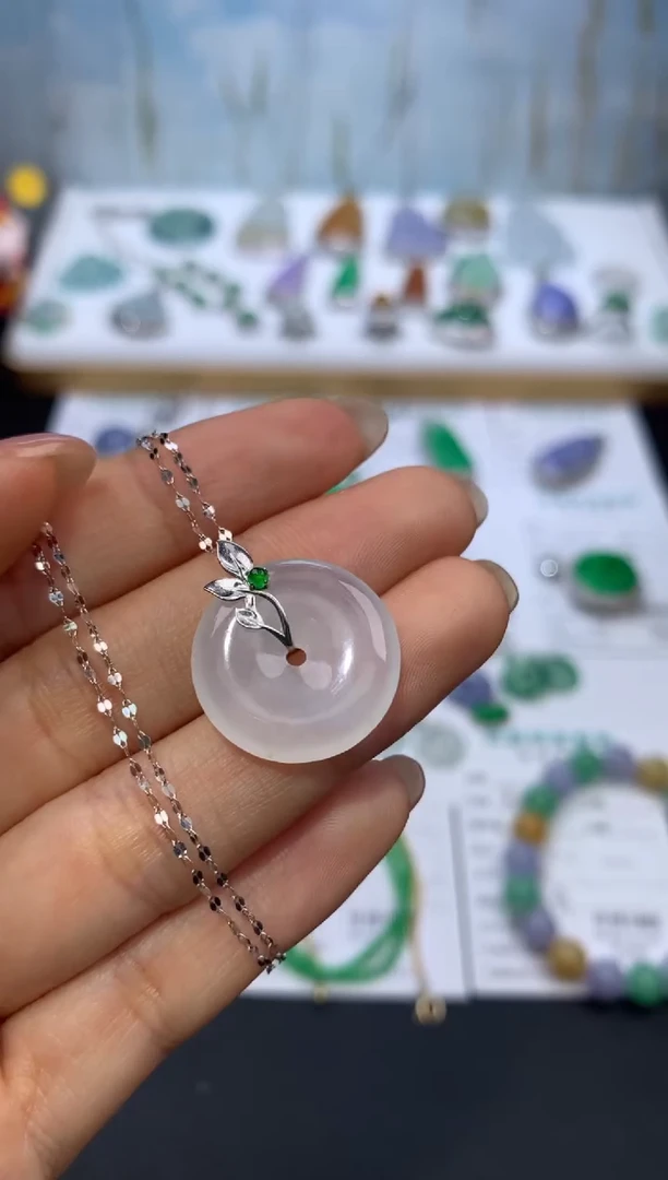 【闪购商品】定制翡翠18K金镶嵌模式推广期24小时鉴赏期