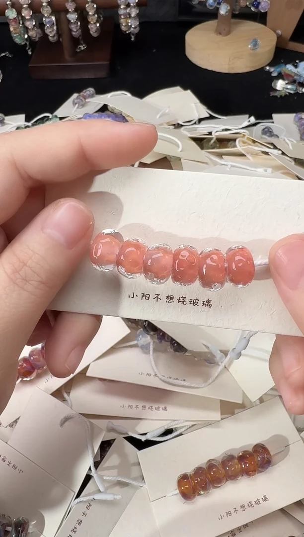 颈饰玻璃手工琉璃珠113