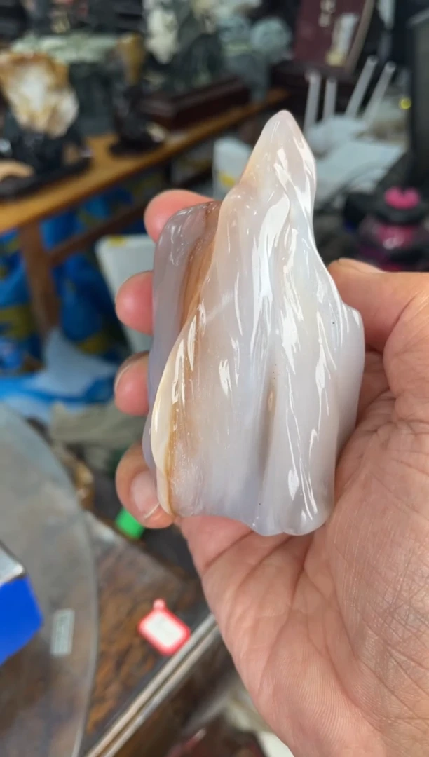 【闪购商品】硅化玉摆件未镶嵌102