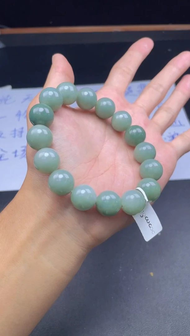未镶嵌定制翡翠珠串卡14