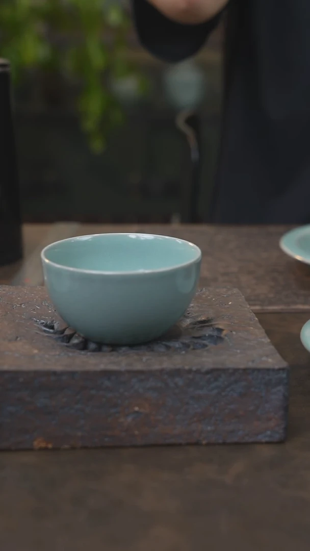 主人杯 汝瓷 （拾汝）（天青）