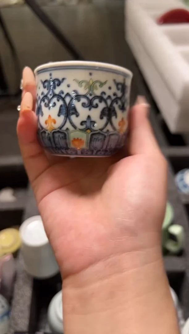 瓷片景德镇瓷器茶器茶杯