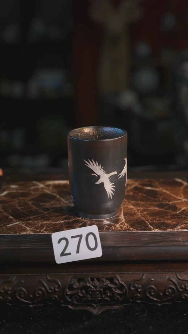 杯子等烟雨陶瓷手作主人杯270