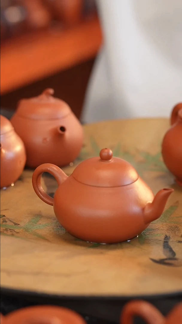 茶壶紫砂全手 宽口