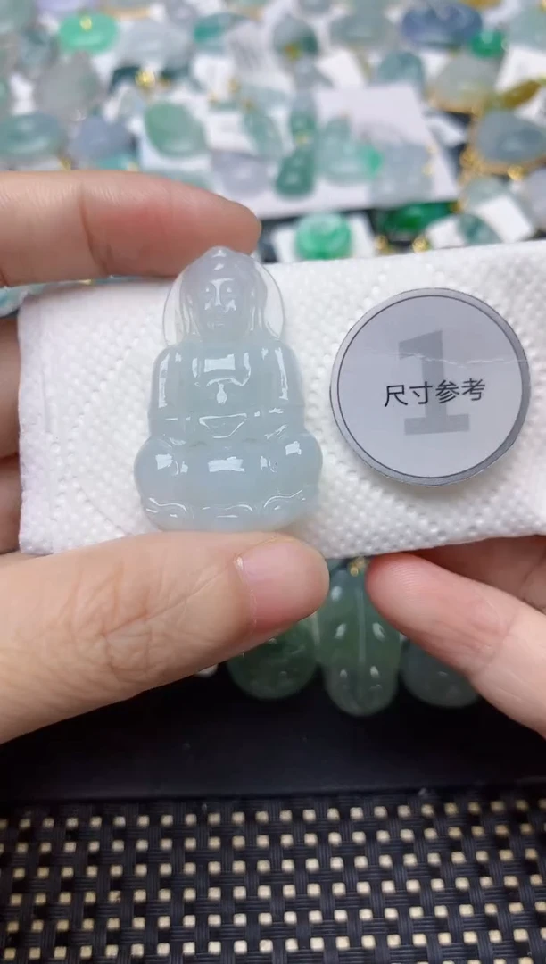 颈饰未镶嵌翡翠天然缅甸A货翡翠