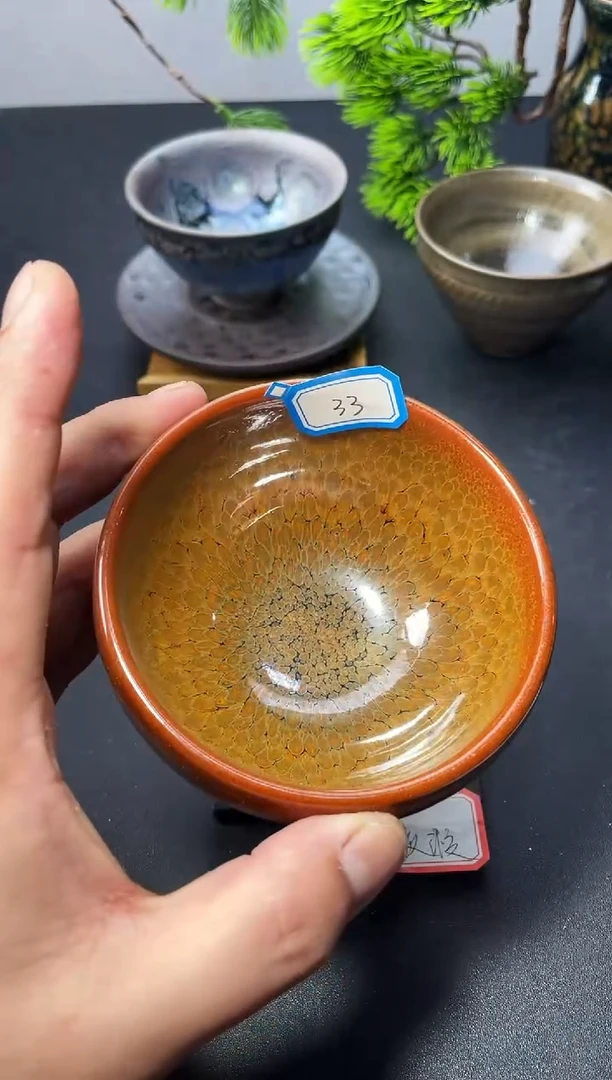 茶盏35 叶紫建盏