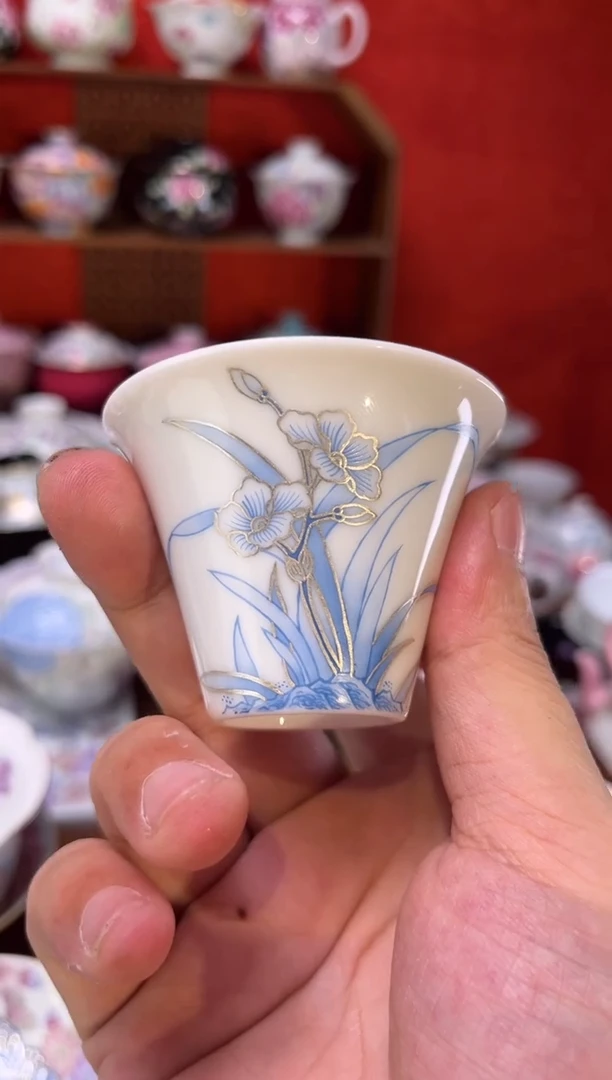 景德镇纯手绘陶瓷茶具