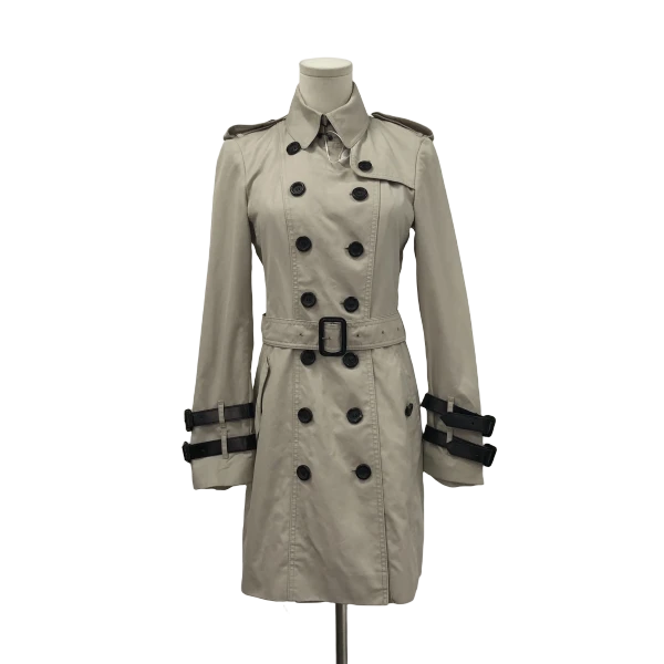 妃鱼/博柏利/聚酯纤维/风衣/95新/星二23