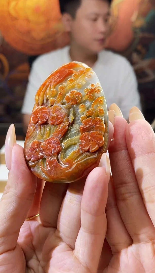 编织品翡翠雕刻饰品