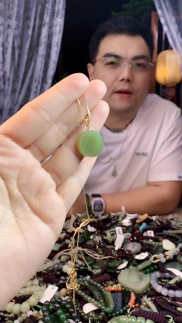 和田玉银S925镶嵌挂件多样性发货拍一发一