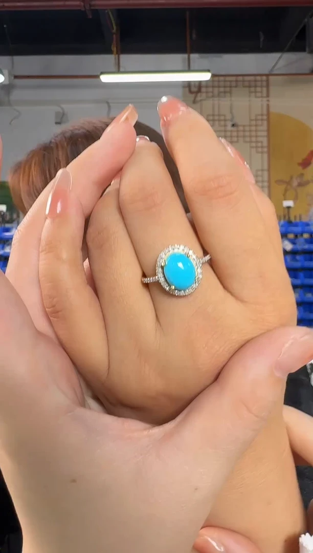 绿松石未镶嵌戒指戒指