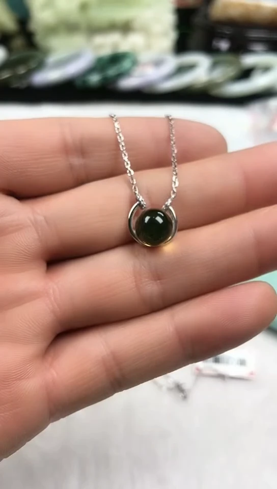 【闪购商品】蓝珀吊坠(赠链)未镶嵌【8MM】