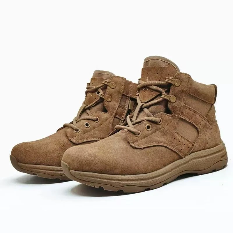 （猎刃3号）棕色中筒作战靴