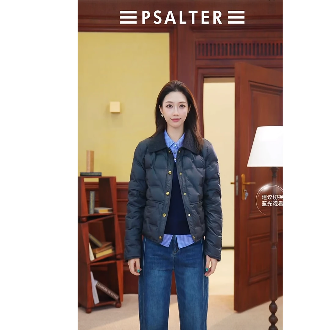 诗篇专选2025新品时尚冬季显瘦羽绒服6C65508223