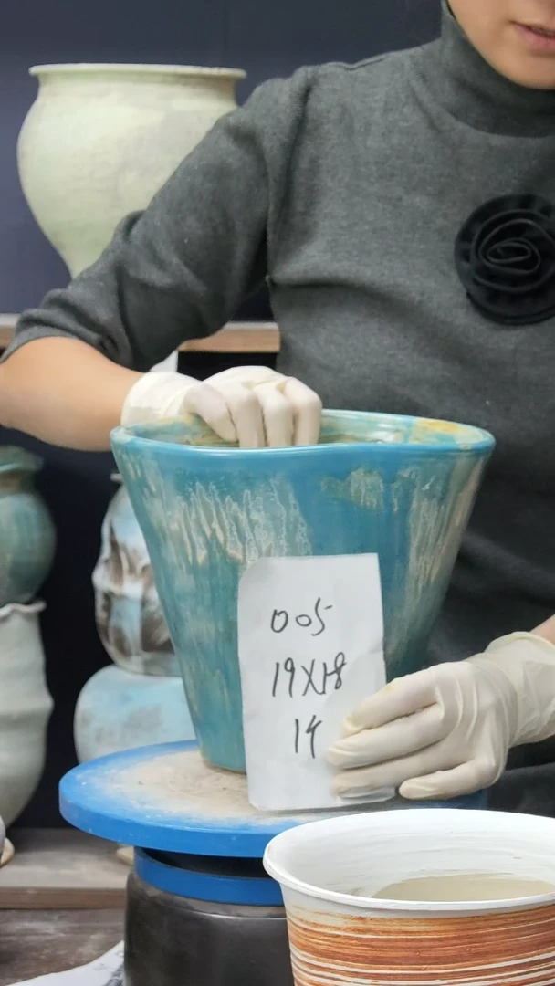 江西景德镇花盆微瑕005