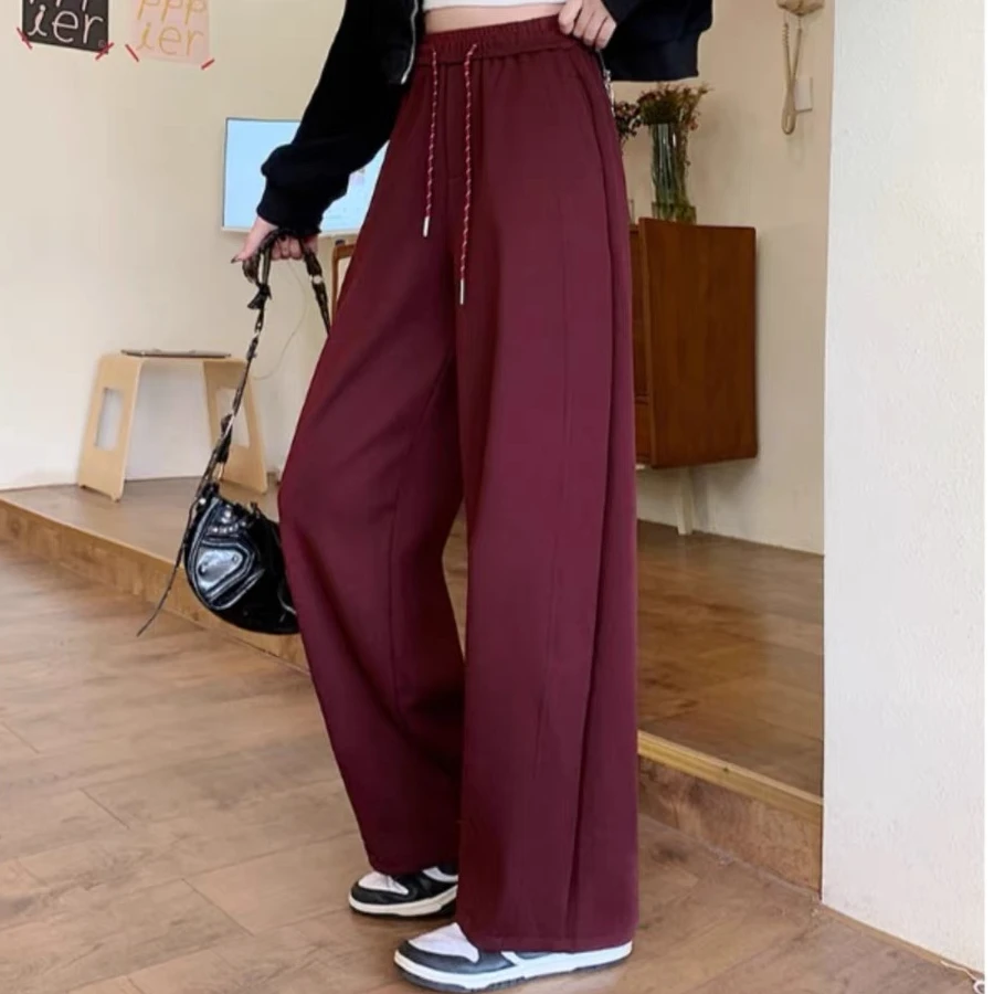 【春季新品】垂感休闲香蕉裤女春秋显瘦宽松阔腿百搭大码运动裤