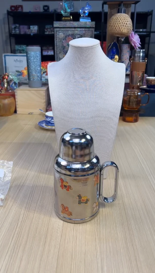 45造闵集纯钛保温壶套装-马上有钱