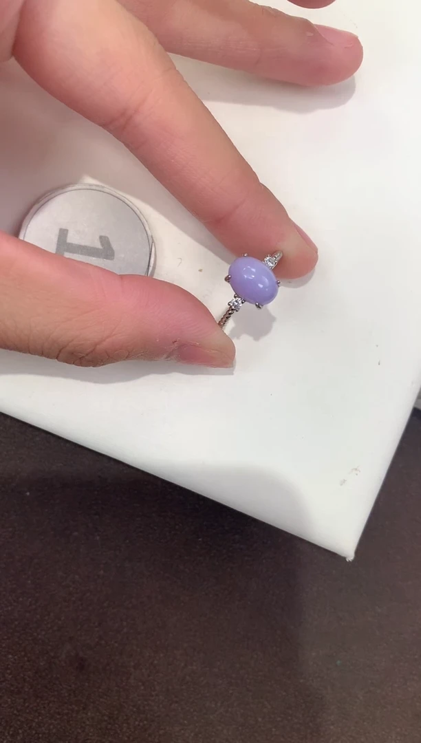 颈饰银S925镶嵌翡翠天然缅甸A货翡翠