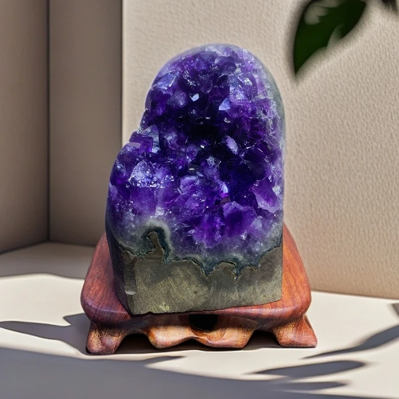乌拉圭精美紫水晶家居装饰书房客厅收藏送礼佳品