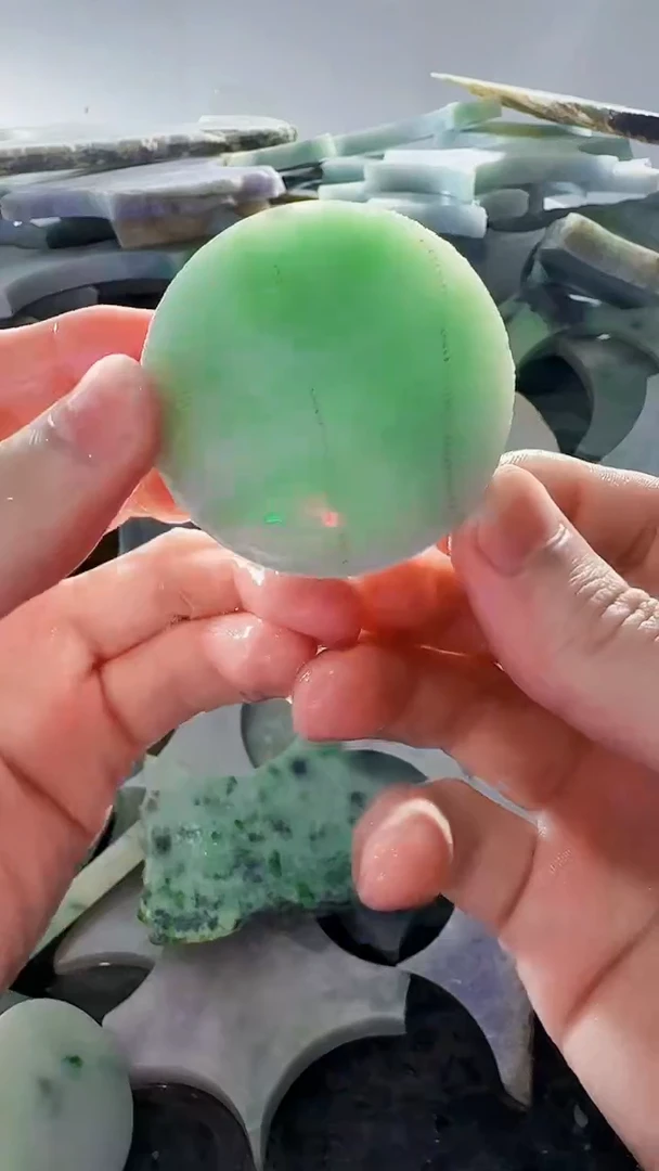 裸石翡翠缅甸翡翠A货文2290