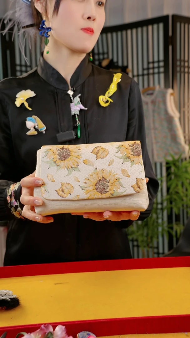 刺绣羊*咩非遗苏绣绒花手工饰品