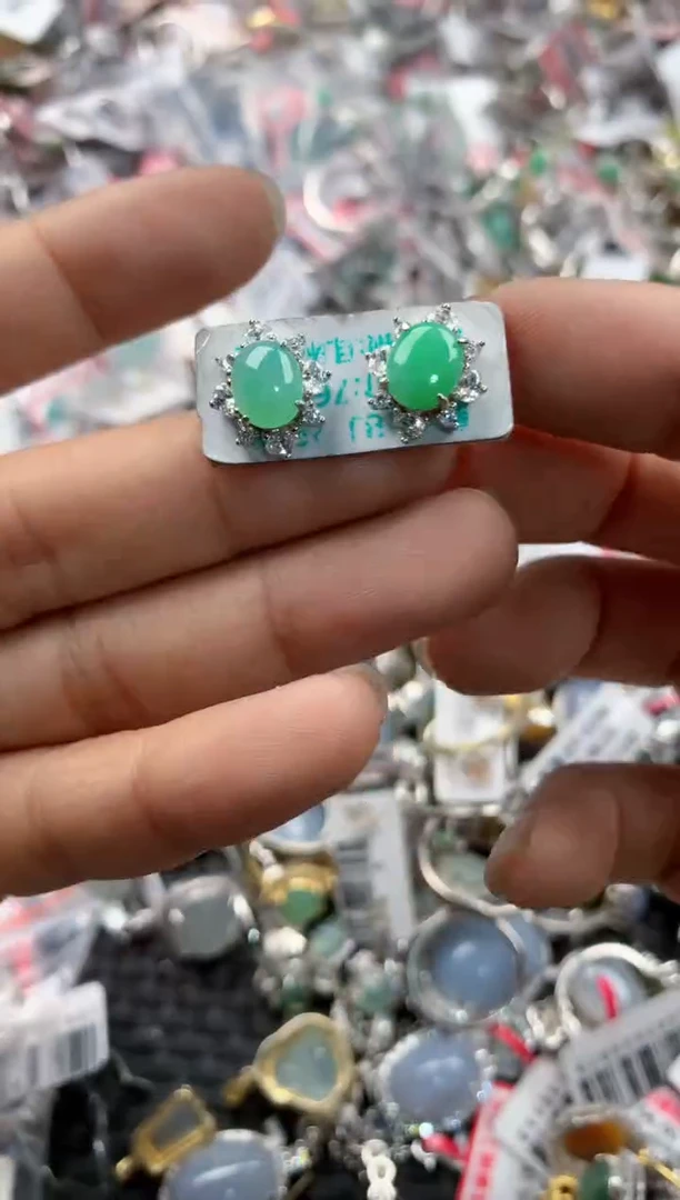 银S925镶嵌戒指翡翠11               4