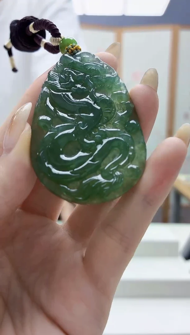未镶嵌定制翡翠4898jw-毛货挂件19