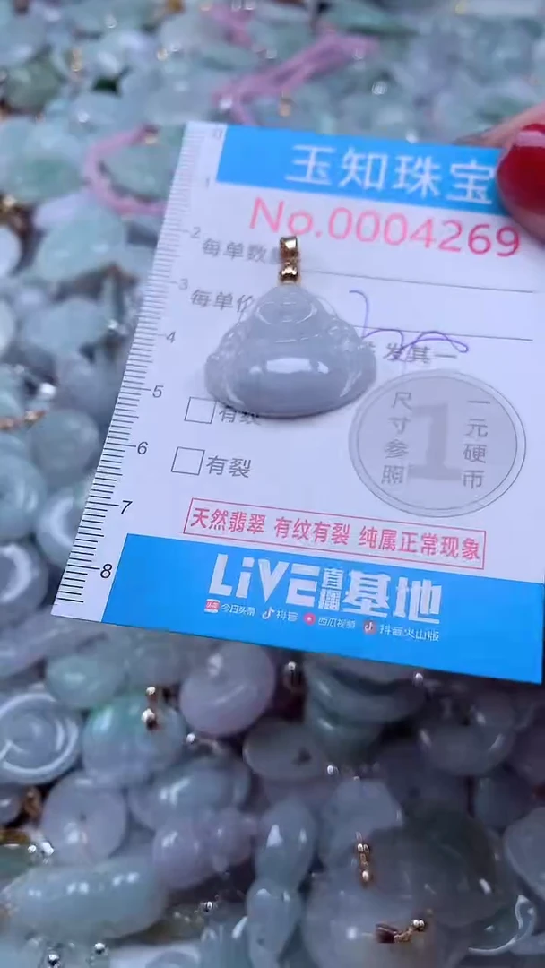 吊坠(不含链)未镶嵌翡翠4269