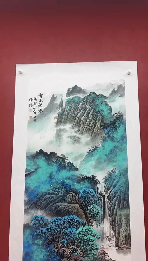 国画卞增林老师绘画 8平尺   山水8平尺   DJP
