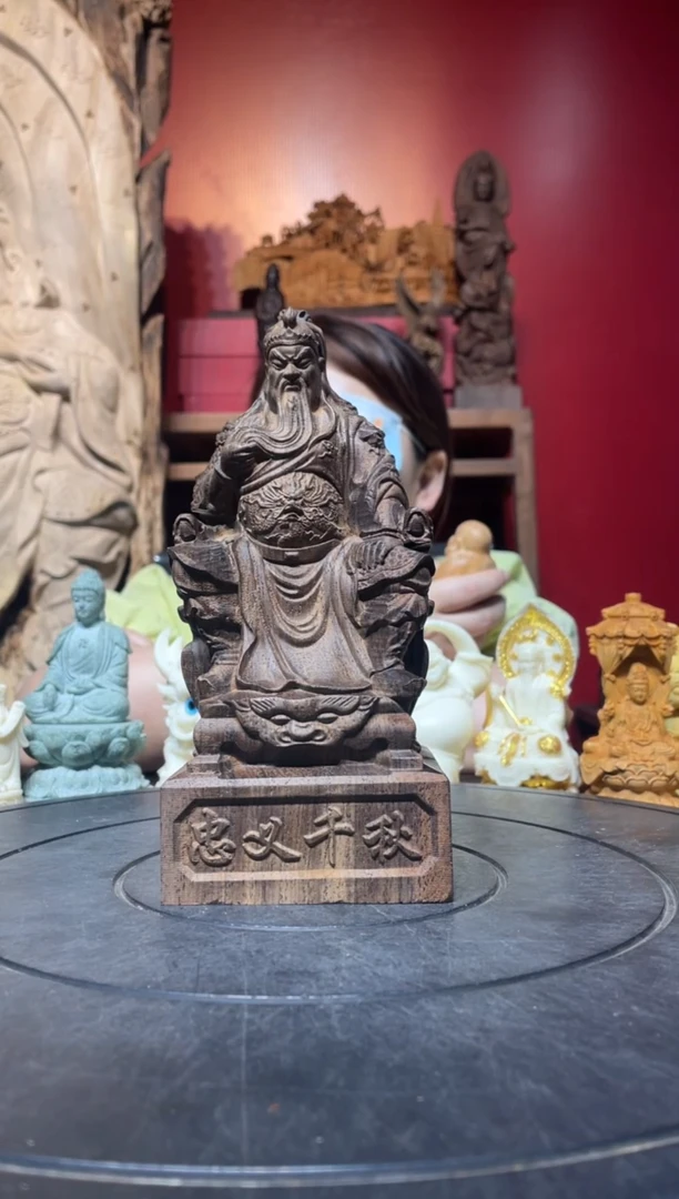 风车木（黑檀木）无事牌(直播推荐)