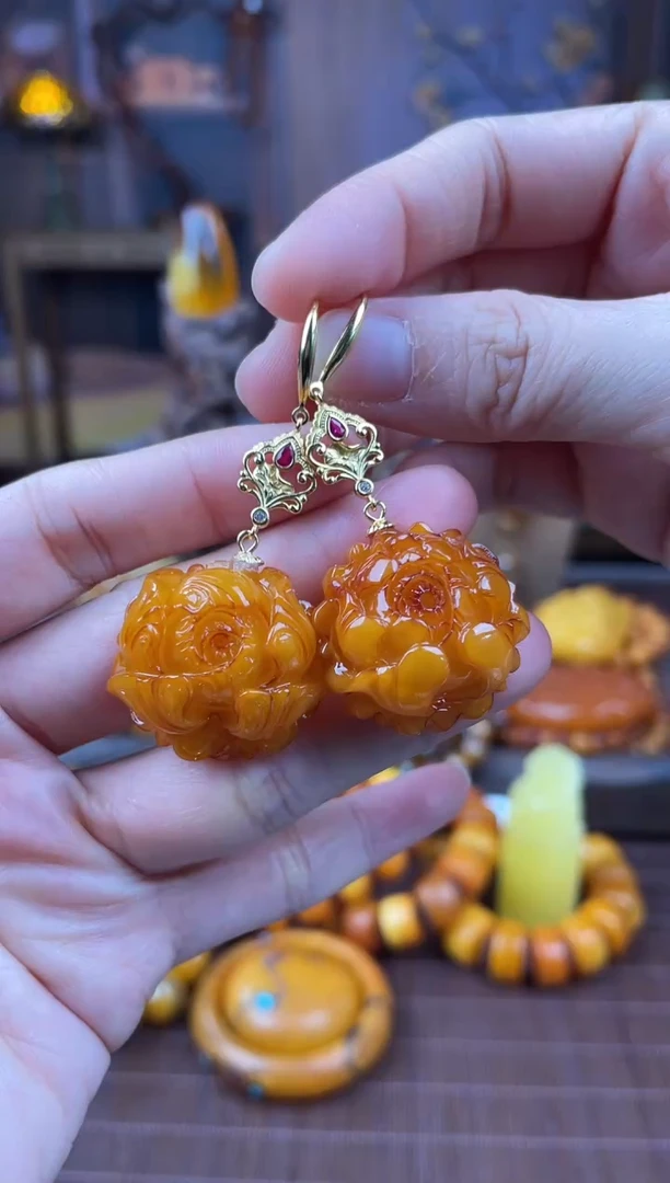 裸石琥珀未镶嵌多样性发货1，假一赔4（微瑕