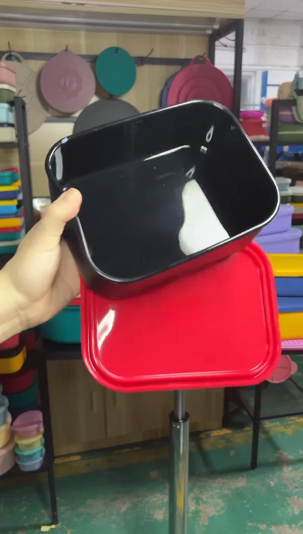 硅胶黑底红盖-1300方盒