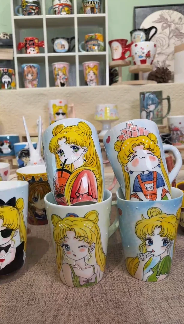 【闪购商品】杯子进的真陶瓷马克杯