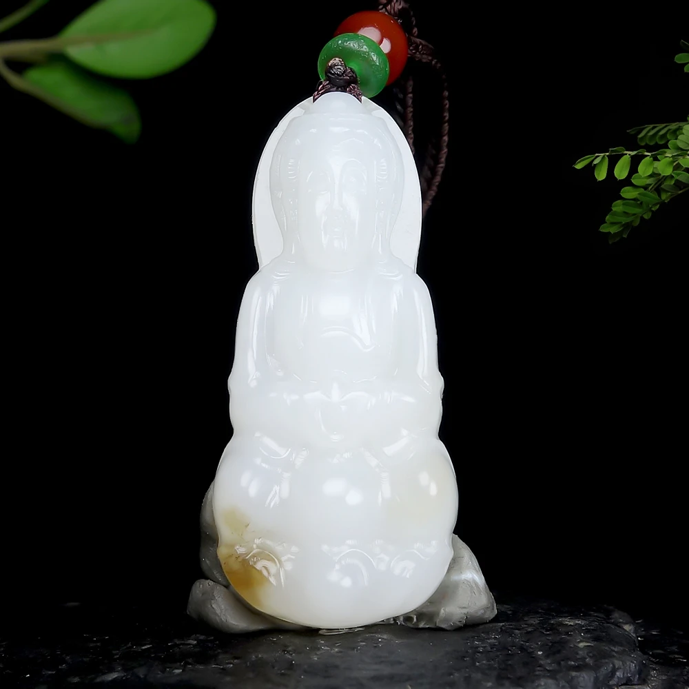 JF0823玉石珠宝精选和田玉吊坠