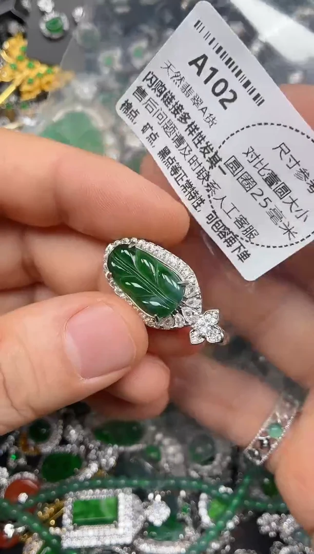 颈饰未镶嵌翡翠A102有瑕疵