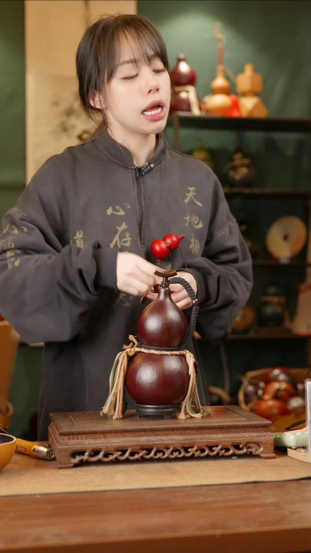 81号精品天然大漆酒葫芦一物一拍~