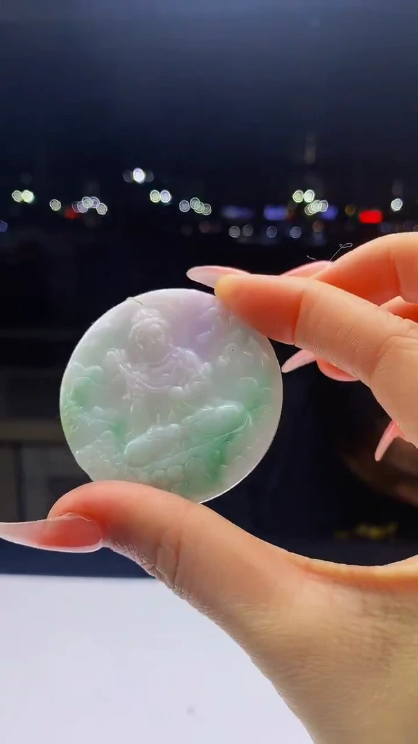 颈饰未镶嵌翡翠天然A货翡翠