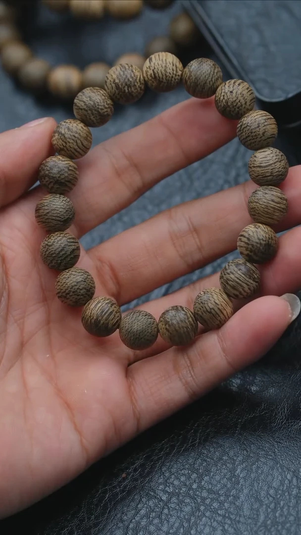 【闪购商品】沉香手串文莱蛇皮纹1.1单圈12g+