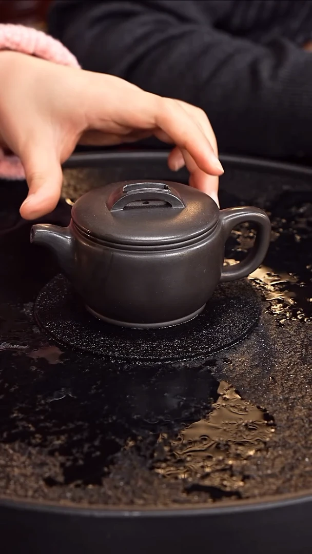 茶壶紫砂刘海清  汉瓦89 石黄  160毫升