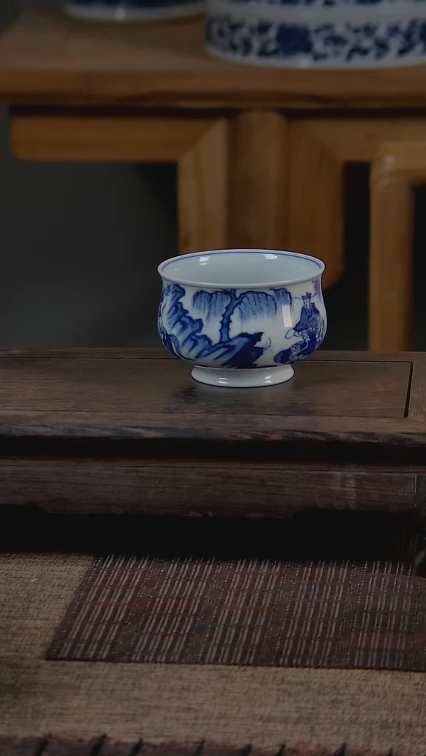 折葵非器手工手绘鬼谷子下山炉式杯