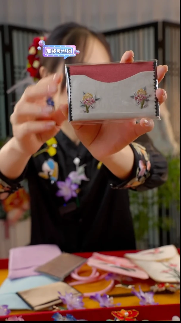 刺绣非遗苏绣绒花手工饰品