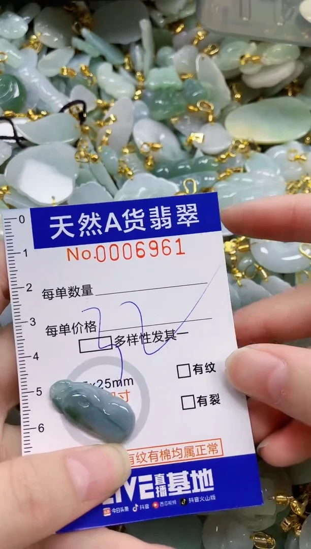 颈饰未镶嵌翡翠天然A货翡翠