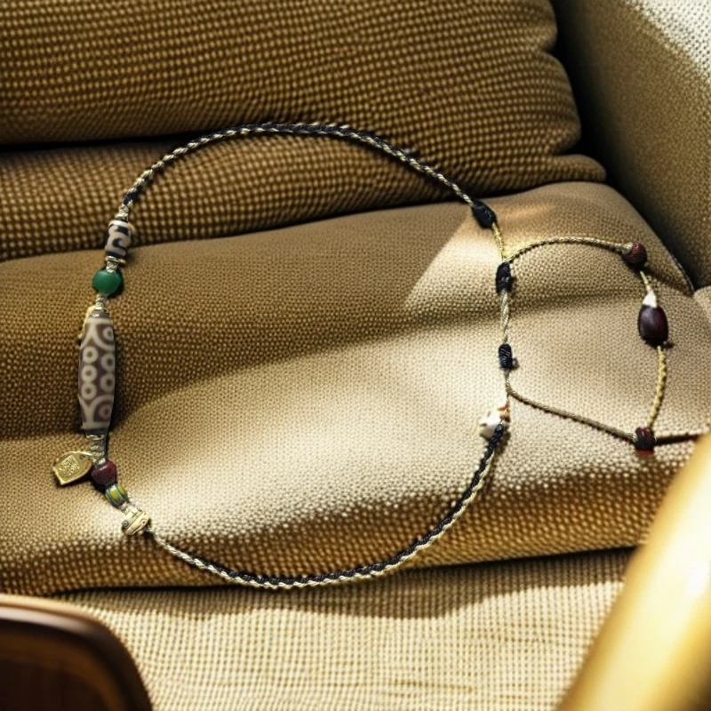 玛瑙牙黄21眼锁骨链时尚百搭爆款手工编织