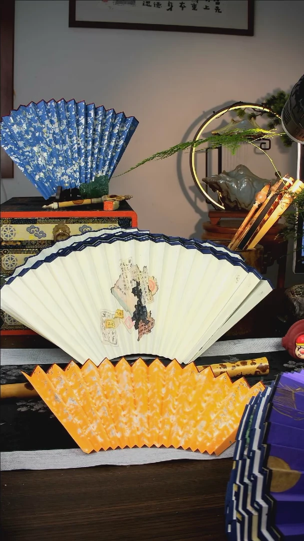 扇子手绘扇面  95  16  2.0