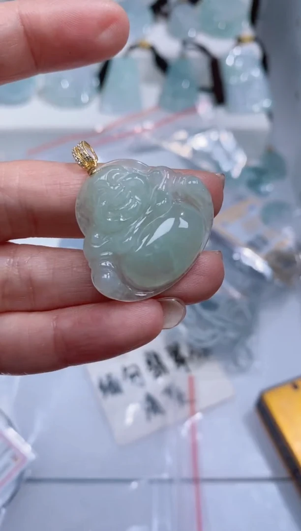 颈饰银S925镶嵌翡翠吊坠