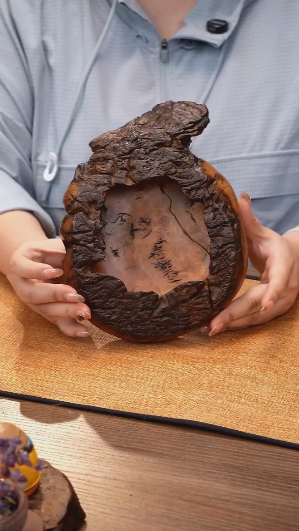 50号云小屋铁梨木果盘