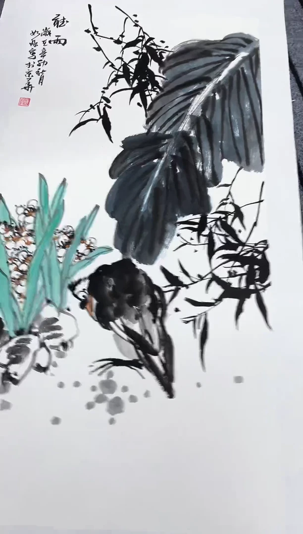 精品国画花鸟作品